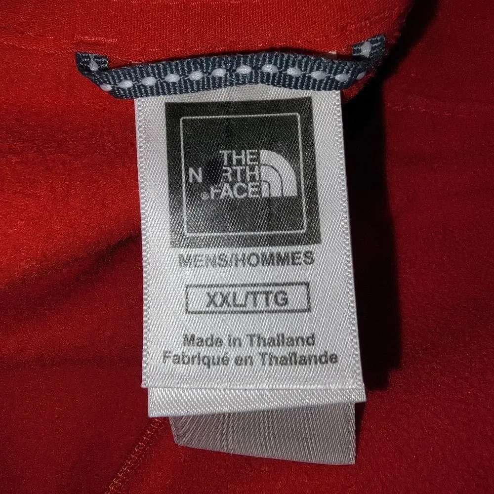 North Face TKA 100 Fleece Pullover Sweatshirt 1/4 Zip Hiking Size XXL